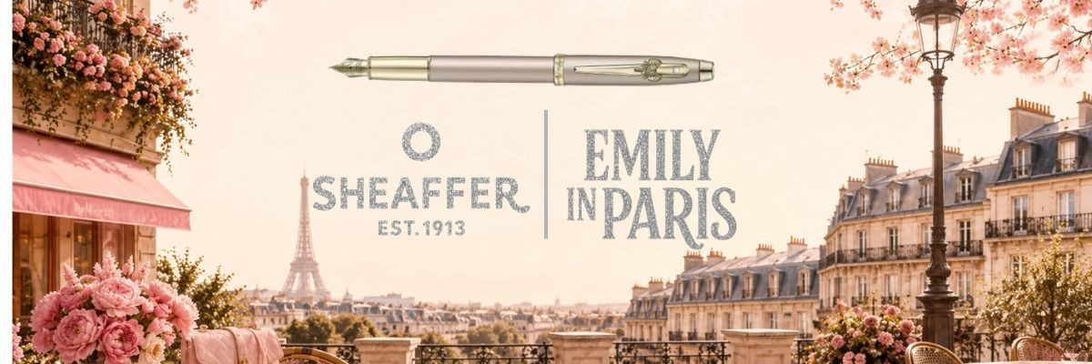 Découvrez la collection Sheaffer x Emily in Paris, une collaboration élégante qui réunit le savoir-faire intemporel de Sheaffer et l’univers pétillant, mode et résolument parisien de la série Emily in Paris.